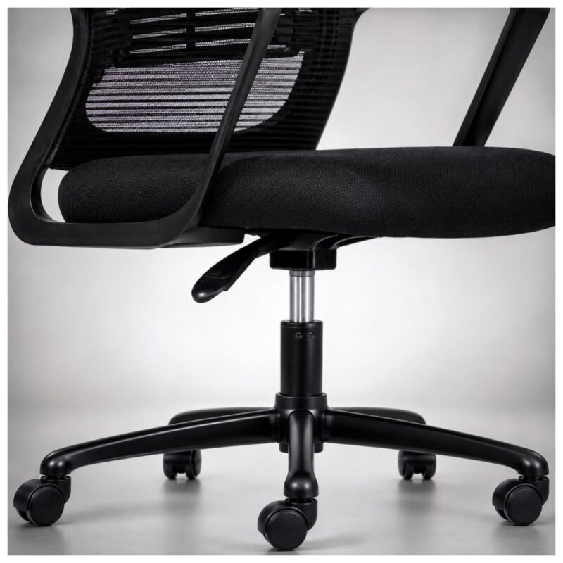 Cadeira de Escritório Cadeira de Escritório Presidente Ergonômica Giratória Preta