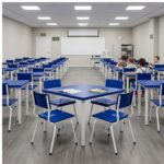 Conjunto Escolar Coletivo Infantil 4 Cadeiras 03 a 06 Anos