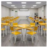 Conjunto Escolar Coletivo Infantil 4 Cadeiras 03 a 06 Anos