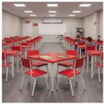 Conjunto Escolar Coletivo Infantil 4 Cadeiras 03 a 06 Anos