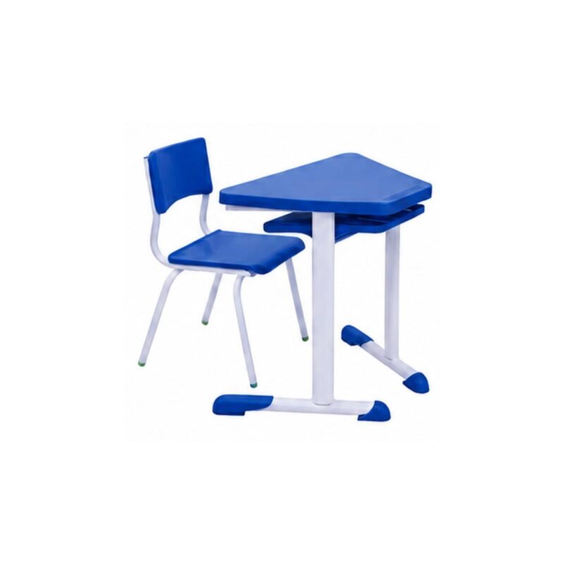 Conjunto Escolar Hexagonal Coletivo com 6 Lugares