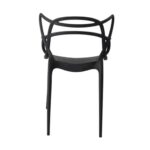 Cadeira Interlocutor OSLO para Escritório ou Jantar - Polipropileno - Cor Preto - 48005