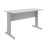 Mesa Escritório 1,20x0,60m - Sem Gavetas - JOB - CINZA/CINZA - 43099