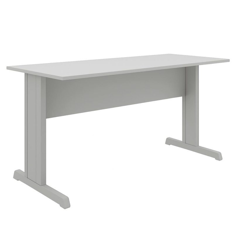 Mesa Escritório 1,50×0,60m – Sem Gavetas – JOB – CINZA/CINZA – 43098 Mesa Escritório 1,50×0,60m – Sem Gavetas – JOB – CINZA/CINZA – 43098