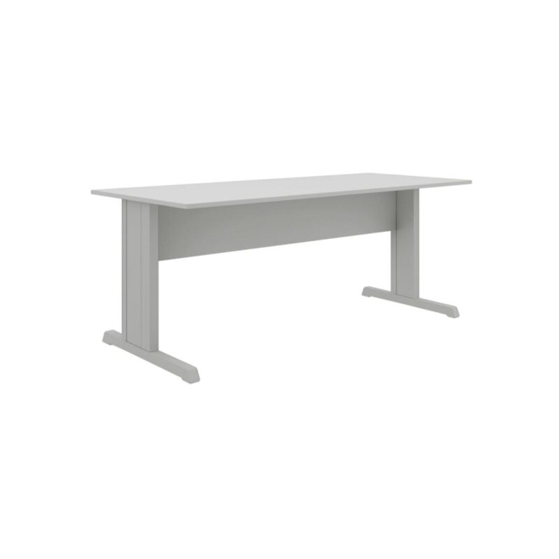 Mesa para Escritório 120x60 Cinza em MDP Mesa para Escritório 120x60 Cinza em MDP