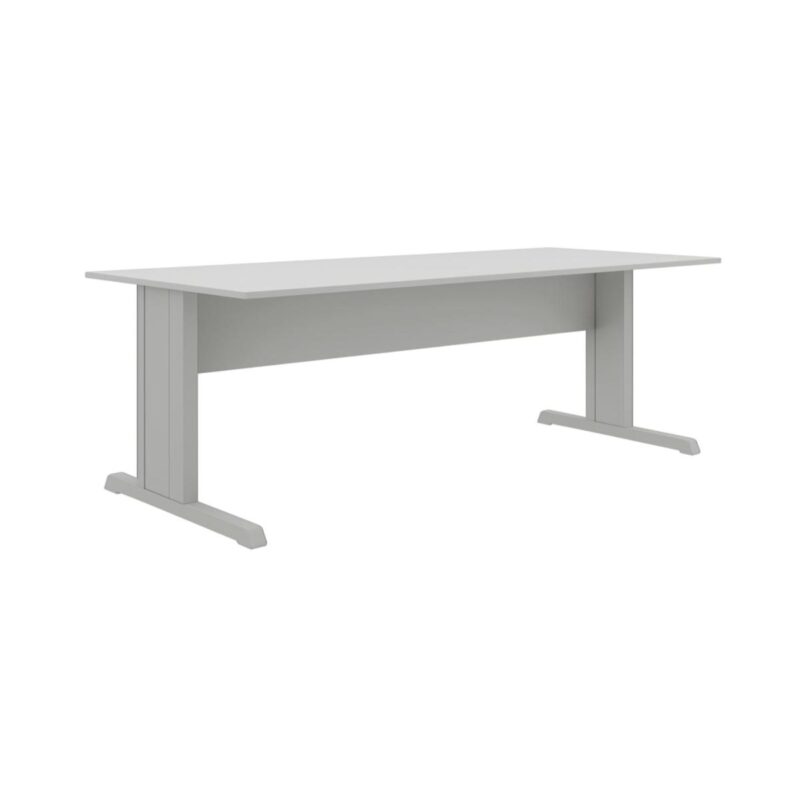 Mesa para Escritório 150x60 Cinza em MDP Mesa para Escritório 150x60 Cinza em MDP