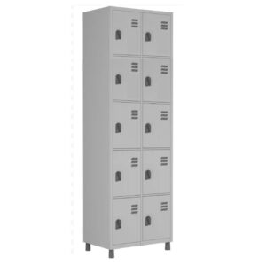 Roupeiro de Aço 10 Portas PEQUENAS – 1,84x0,64x0,35 - W3 - 17012