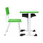 Conjunto Escolar Verde com Mesa e Cadeira 03 a 06 Anos