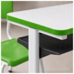 Conjunto Escolar Verde com Mesa e Cadeira 03 a 06 Anos