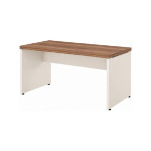Mesa Compacta de Trabalho 1,20 x 0,60 m com Tampo 40 mm Sevilha e Champanhe
