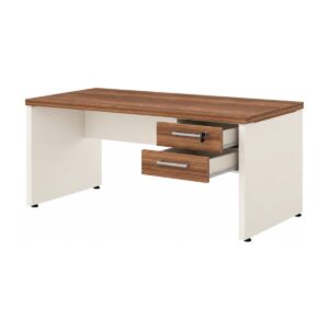 Mesa Executiva 1,50 x 0,60 m com 2 Gavetas e Tampo de 40 mm