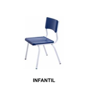 Cadeira ESCOLAR Infantil - Cor AZUL - 41101