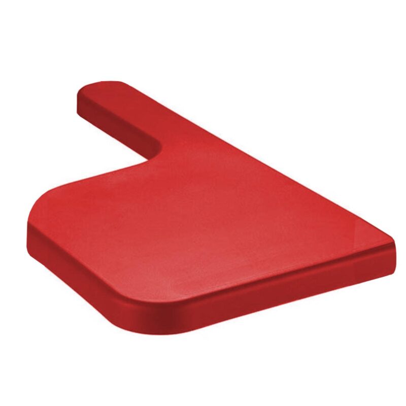 15311327913 vermelho Prancheta Escolar Plástica VERMELHO Lado ESQUERDA - REALPLAST - 72095