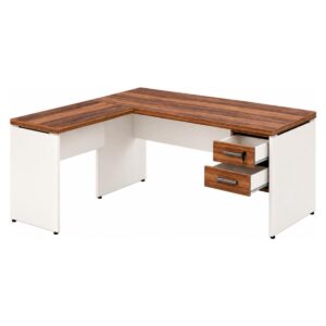 Mesa em L Executiva 1,70 x 1,60 m com 2 Gavetas e Tampo de 40 mm