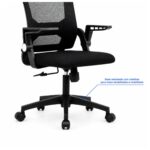 Cadeira de Escritório Cadeira de Escritório Tela Mesh Ajustável para Home Office