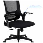 Cadeira de Escritório Cadeira de Escritório Tela Mesh Ajustável para Home Office