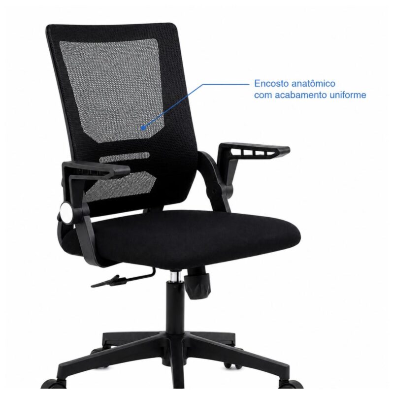 Cadeira de Escritório Cadeira de Escritório Tela Mesh Ajustável para Home Office