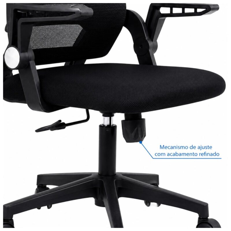 Cadeira de Escritório Cadeira de Escritório Tela Mesh Ajustável para Home Office