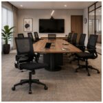 Cadeira de Escritório Cadeira de Escritório Tela Mesh Ajustável para Home Office