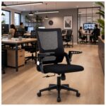 Cadeira de Escritório Cadeira de Escritório Tela Mesh Ajustável para Home Office