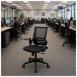 Cadeira de Escritório Cadeira de Escritório Tela Mesh Ajustável para Home Office