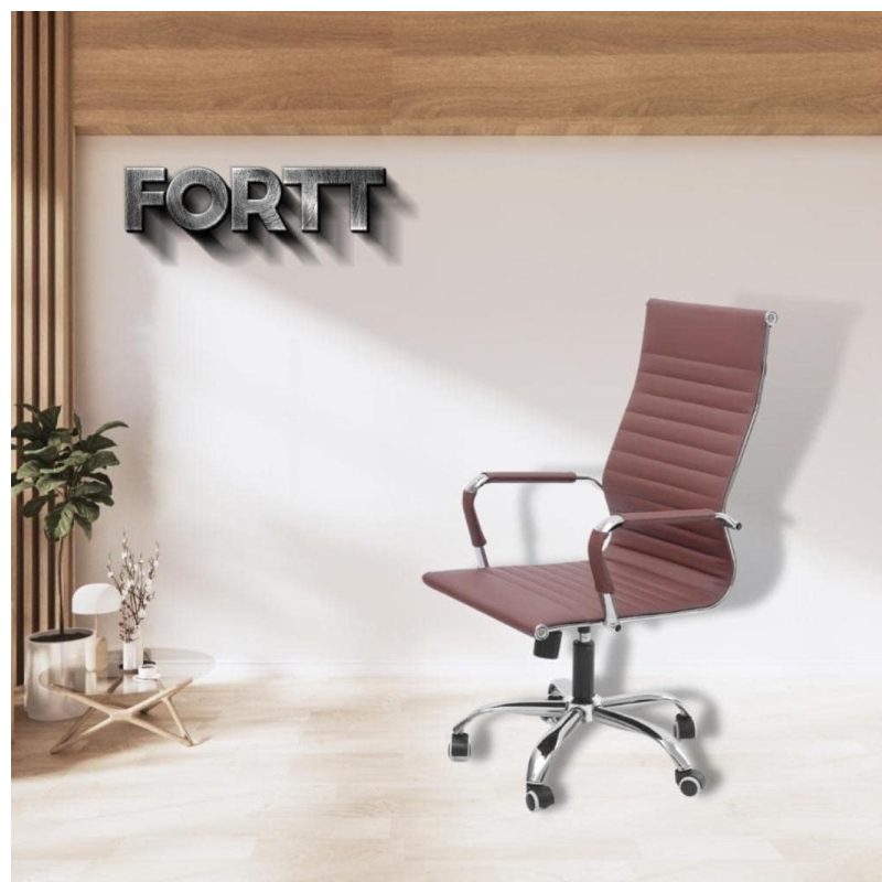 Cadeira Escritório Cadeira PRESIDENTE Charles Eames Esteirinha - TERRACOTA - POLLO MÓVEIS - 32893 Cadeira Escritório Cadeira PRESIDENTE Charles Eames Esteirinha - TERRACOTA - POLLO MÓVEIS - 32893