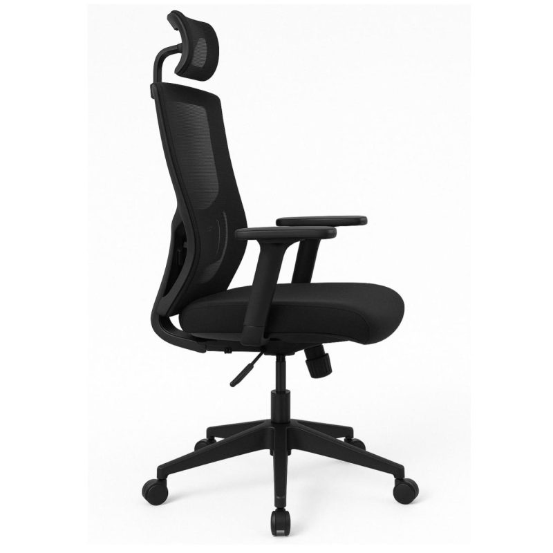Cadeira Escritório Poltrona Presidente Tela ORION Syncron Giratória - Cor Preto - 32944