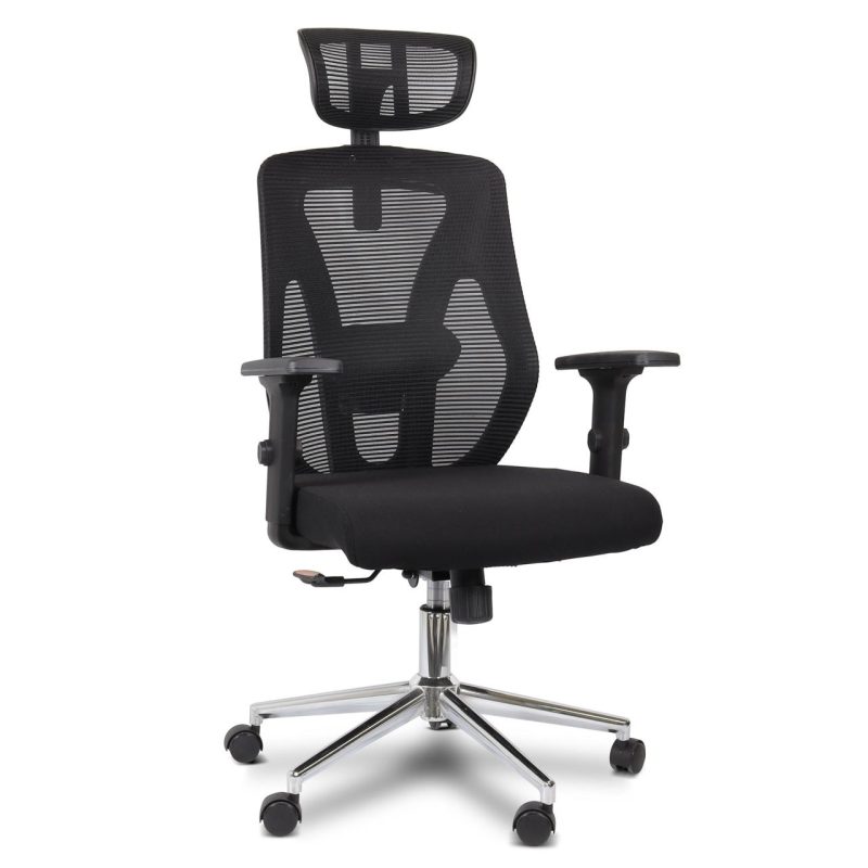 15344687601 4010 Cadeira Presidente Tela MK-4010 - MAKKON - COR PRETO - 30029