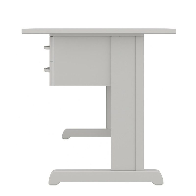 Mesa Escritório 1,50×0,60m c/ Gavetas –  CINZA/CINZA - 53082