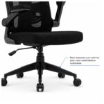 Cadeira de Escritório Cadeira para Home Office Ergonômica Tela Mesh Presidente