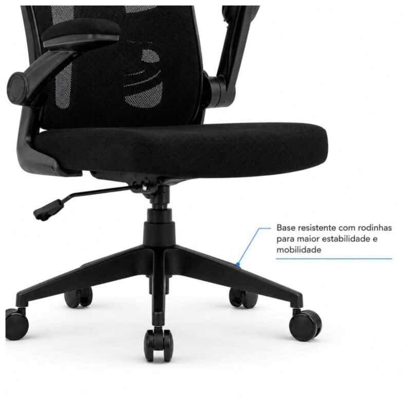 Cadeira de Escritório Cadeira para Home Office Ergonômica Tela Mesh Presidente