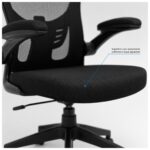 Cadeira de Escritório Cadeira para Home Office Ergonômica Tela Mesh Presidente