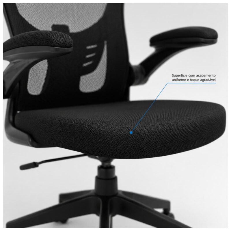 Cadeira de Escritório Cadeira para Home Office Ergonômica Tela Mesh Presidente