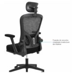 Cadeira de Escritório Cadeira para Home Office Ergonômica Tela Mesh Presidente