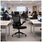 Cadeira de Escritório Cadeira para Home Office Ergonômica Tela Mesh Presidente