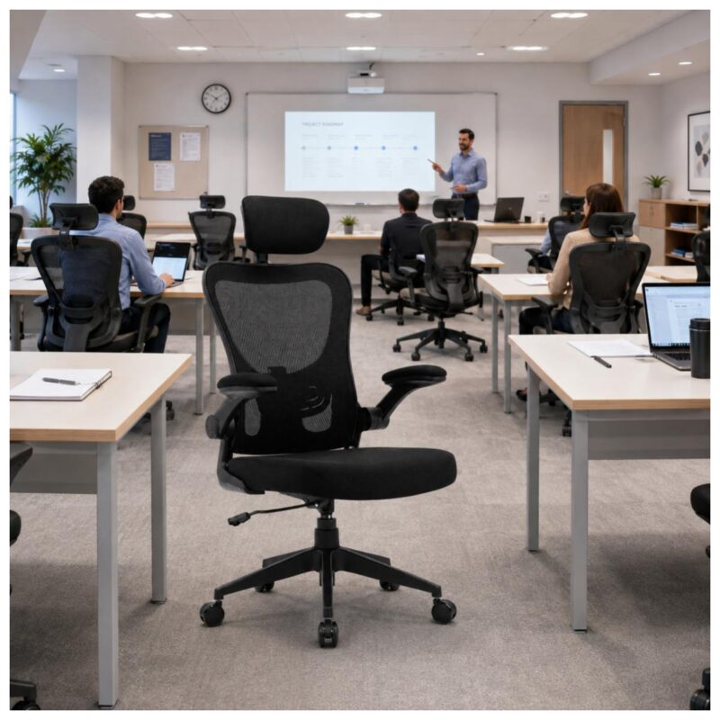 Cadeira de Escritório Cadeira para Home Office Ergonômica Tela Mesh Presidente