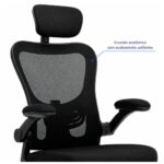 Cadeira de Escritório Cadeira para Home Office Ergonômica Tela Mesh Presidente