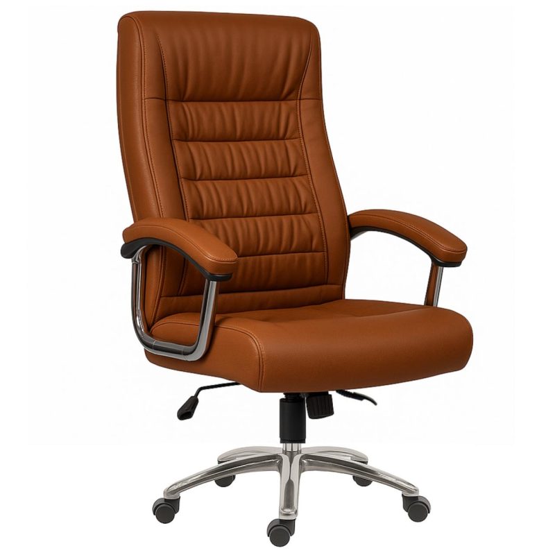 Luxo fendi 1 Poltrona Presidente LUXO c/ mola Ensacada – COR CARAMELO - 30059