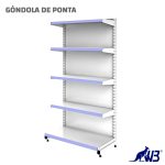 Móveis de Aço para Escritório Ponta de Gôndola 1,62x0,90m - W3 - 15009