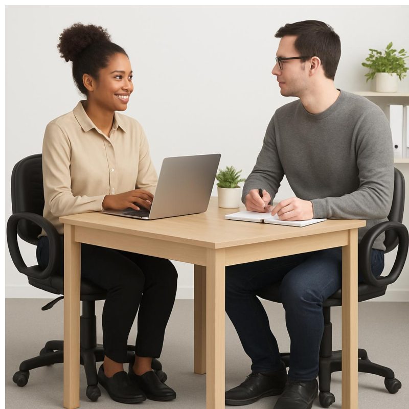 Cadeira Escritório Cadeira Executiva COSTURADA Giratória com Braço Corsa - Corino Preto - 31004