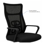Cadeira de Escritório Cadeira Presidente em Tela Mesh com Sistema Ergonômico Avançado