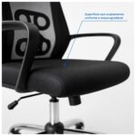 Cadeira de Escritório Cadeira Presidente em Tela Mesh com Sistema Ergonômico Avançado