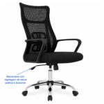 Cadeira de Escritório Cadeira Presidente em Tela Mesh com Sistema Ergonômico Avançado