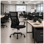 Cadeira de Escritório Cadeira Presidente em Tela Mesh com Sistema Ergonômico Avançado