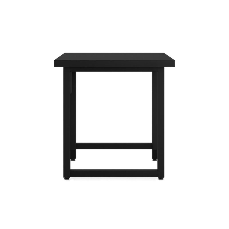 Móveis para Escritório Mesa Escritório PÉ QUADRO - 1,20x0,60m - S/ Gavetas - PRETO / PRETO - 26001
