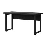 Móveis para Escritório Mesa Escritório PÉ QUADRO - 1,20x0,60m - S/ Gavetas - PRETO / PRETO - 26001