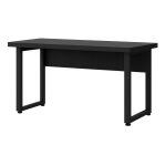 Móveis para Escritório Mesa Escritório PÉ QUADRO - 1,50x0,60m - S/ Gavetas - PRETO / PRETO - 26002
