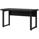 Móveis para Escritório Mesa Escritório PÉ QUADRO - 1,70x0,70m - S/ Gavetas - PRETO / PRETO - 26003