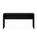 Móveis para Escritório Mesa Escritório 1,50x0,60m - S/ Gavetas - PRETO/PRETO - 26006