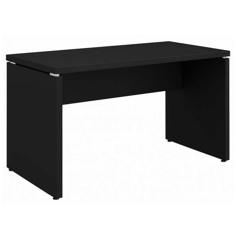 Móveis para Escritório Mesa Escritório 1,70x0,70m - S/ Gavetas - PRETO/PRETO - 26007